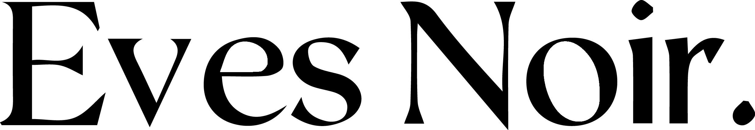 Eves Noir Bandage Dresses